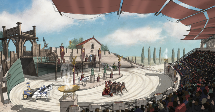 Artist Impression of The Lone Centurion - Kynren - The Storied Lands.